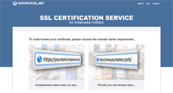 Desktop Screenshot of hotspotssl.net