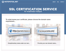 Tablet Screenshot of hotspotssl.net